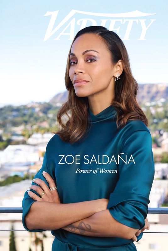 ZOE SALDANA for Variety Magazine - Power of Women Issue 2024