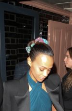 ZOE SALDANA Leaves Emilia Perez After-Party in London 10/11/2024