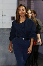ZOE SALDANA Leaves Emilia Perez Screening at Dolby Theater in New York 10/01/2024