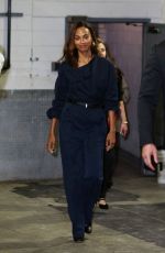 ZOE SALDANA Leaves Emilia Perez Screening at Dolby Theater in New York 10/01/2024
