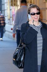 ZOEY DEUTCH Arrives for Her Matinee Performance at Broadway Play Our Town in New York 10/30/2024