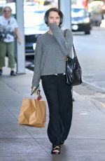 ZOEY DEUTCH Arrives for Her Matinee Performance of Our Town in New York 10/06/2024