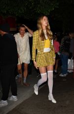 ABBY CHAMPION Arrives at Kendall Jenner