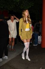 ABBY CHAMPION Arrives at Kendall Jenner