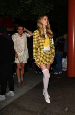ABBY CHAMPION Arrives at Kendall Jenner