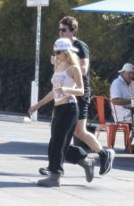 ADDISON RAE Out for Juice with a Friend in Los Angeles 11/04/2024