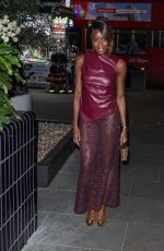 AJ ODUDU Arrives at Her Wrap Party at The Standard in London 11/22/2024