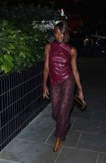 AJ ODUDU Arrives at Her Wrap Party at The Standard in London 11/22/2024