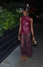 AJ ODUDU Arrives at Her Wrap Party at The Standard in London 11/22/2024