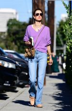 ALESSANDRA AMBROSIO Arrives at a School Event in Los Angeles 11/17/2024