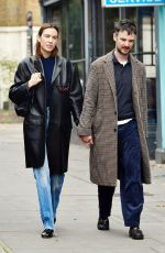 ALEXA CHUNG and Tom Sturridge Out in London 10/30/2024