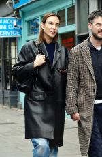 ALEXA CHUNG and Tom Sturridge Out in London 10/30/2024