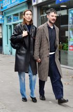 ALEXA CHUNG and Tom Sturridge Out in London 10/30/2024