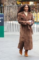 ALEXANDRA BURKE Arrives at Global Radio Studios in London 11/08/2024