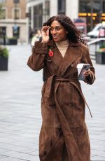 ALEXANDRA BURKE Arrives at Global Radio Studios in London 11/08/2024