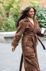 ALEXANDRA BURKE Arrives at Global Radio Studios in London 11/08/2024