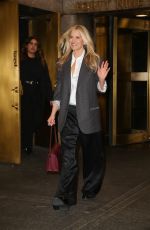 ALI LARTER Leaves NBC Building in New York 11/06/2024