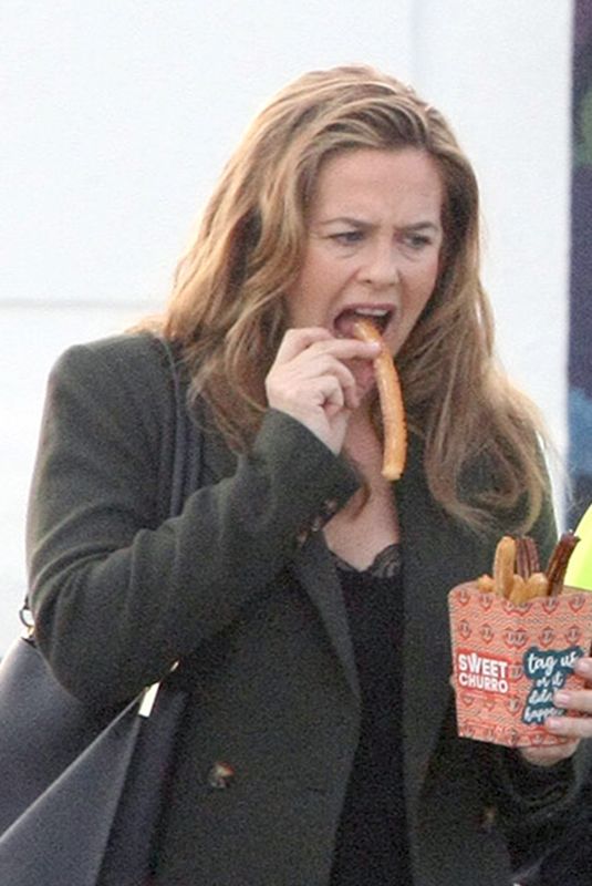 ALICIA SILVERSTONE on the Set of Corked in Co. Wicklow 11/11/2024