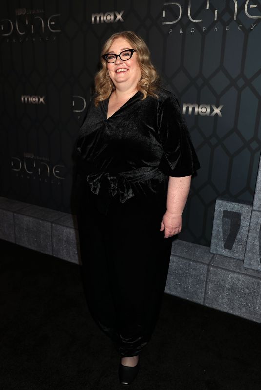 ALISON SCHAPKER at Dune: Prophecy Premiere Afterparty in New York 10/30/2024