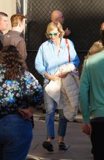 ALLISON JANNEY Arrives at Jimmy Kimmel Live! in New York 11/04/2024