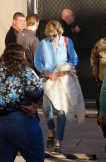 ALLISON JANNEY Arrives at Jimmy Kimmel Live! in New York 11/04/2024
