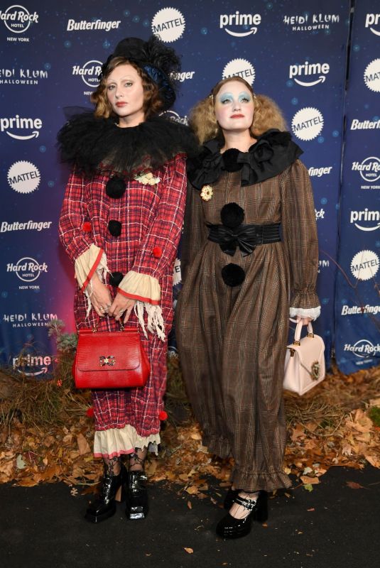 ALYSON and AJ MICHALKA at Heidi Klum’s 23rd Annual Halloween Party at Hard Rock Hotel New York 10/31/2024