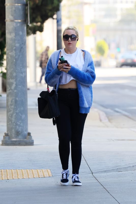AMANDA BYNES Spotted on a Stroll in Los Angeles 11/21/202024