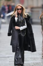AMANDA HOLDEN Arrives at Heart Radio in London 11/07/2024