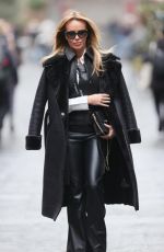 AMANDA HOLDEN Arrives at Heart Radio in London 11/07/2024