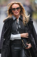 AMANDA HOLDEN Arrives at Heart Radio in London 11/07/2024