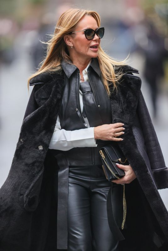 AMANDA HOLDEN Arrives at Heart Radio in London 11/07/2024