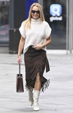 AMANDA HOLDEN Leaves Global Studios in London 11/04/2024