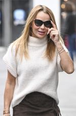 AMANDA HOLDEN Leaves Global Studios in London 11/04/2024