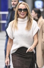 AMANDA HOLDEN Leaves Global Studios in London 11/04/2024