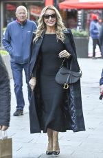 AMANDA HOLDEN Leaves Heart Radio Breakfast Show in London 11/25/2024