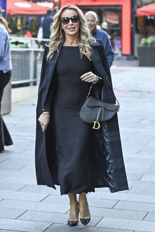 AMANDA HOLDEN Leaves Heart Radio Breakfast Show in London 11/25/2024