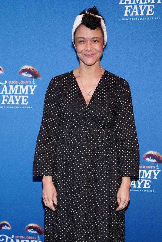 AMBER GRAY at Tammy Faye Broadway Opening Night in New York 11/14/2024