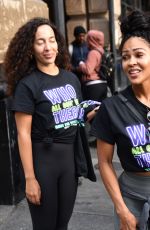 AMBER RILEY and MEAGAN GOOD Out to Vote in the 2024 Presidential Election in Los Angeles 11/05/2024