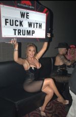 AMBER ROSE at We Fuck with Trump Event at Peppermint Hippo in Las Vegas 11/04/2024