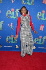 AMBER RUFFIN at Elf 2nd Broadway Revival Opening Night in New York 11/17/2024
