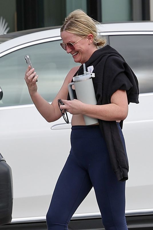 AMY POEHLER Leaves Pilats Class in Los Angeles 11/26/2024