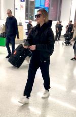 ANNA DELVEY Arrives at LAX Airport in Los Angeles 11/23/2024