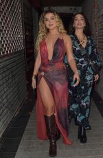ANTIGONI and TONIIA BUXTON Arrives at The Lower Third in Covent Garden in London 11/01/2024