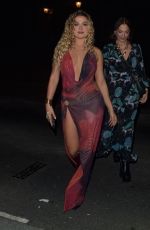 ANTIGONI and TONIIA BUXTON Arrives at The Lower Third in Covent Garden in London 11/01/2024
