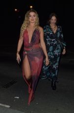 ANTIGONI and TONIIA BUXTON Arrives at The Lower Third in Covent Garden in London 11/01/2024
