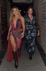 ANTIGONI and TONIIA BUXTON Arrives at The Lower Third in Covent Garden in London 11/01/2024