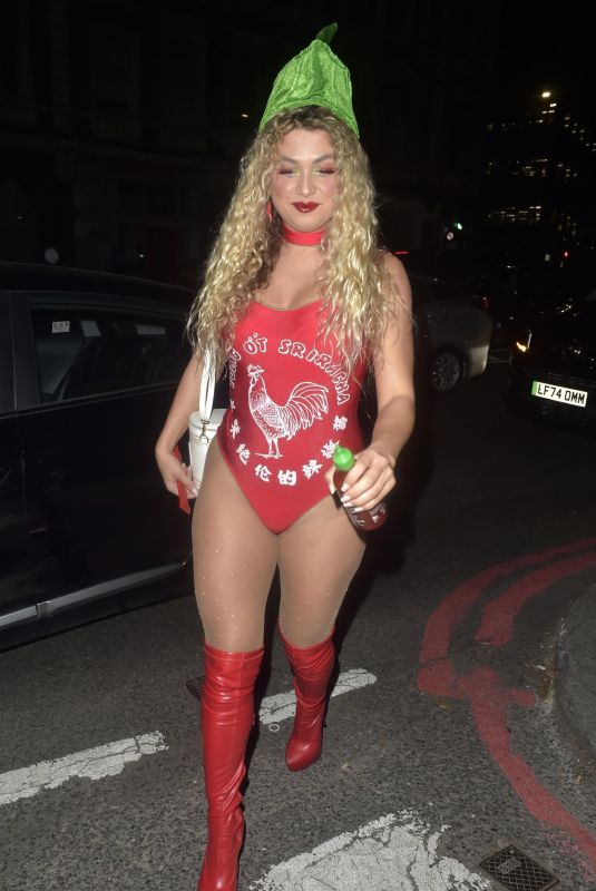 ANTIGONI BUXTON Arrives at Maya Jama