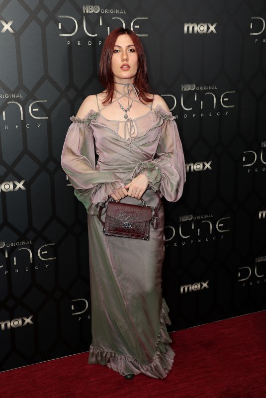 ARIA HERBS at Dune: Prophecy Premiere Afterparty in New York 10/30/2024