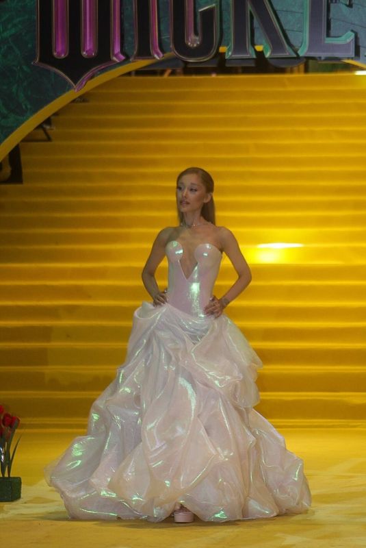 ARIANA GRANDE at Yellow Carpet for Wicked Premiere in Mexico 11/11/2024