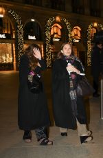 ASHLEY and MARY-KATE OLSEN Night Out in Paris 11/20/2024